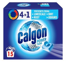 Calgon Water Softener Powerball 4-in-1 Washing Machine Limescale Tablets