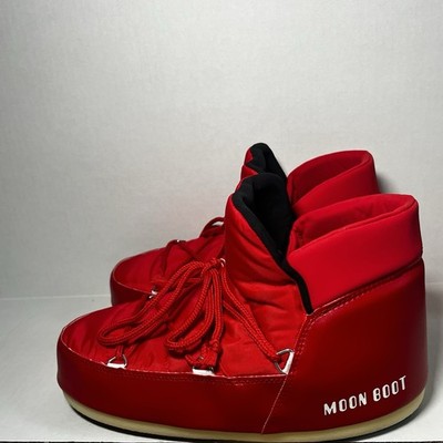 Moon Boot Unisex Icon Evolution Red Pump Full Moon Boots Size 43