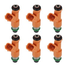 6 Pack Fuel Injectors For Infiniti Q50 Q60 3.7l V6 2014-2015 16600ey00a