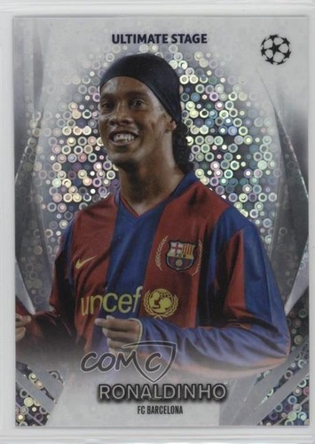 2023 Topps UEFA Club Competitions Ultimate Stage Chrome Ronaldinho #USC-13 1jo8