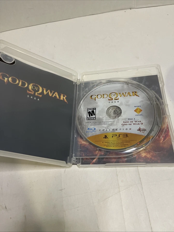 God of War Saga (Sony PlayStation 3, 2012) PS3 2 Discs  TESTED - Image 2 of 4