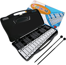 Xylophone, 25 Notes Glockenspiel, Professional Xylophone Instrument, Gifts