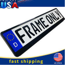 Universal Euro License Plate Tag Holder Mounting Adapter Bumper Frame Bracket Us Universal Euro License Plate Tag Holder Mounting Adapter Bumper Frame Bracket Us
