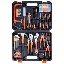 160-Piece Tool Set with Toolbox - Essential Home Repair Kit for New Homeowners