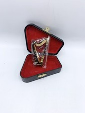 Miniature Harp Model Mini Wooden Harp Instrument Model with Storage Box