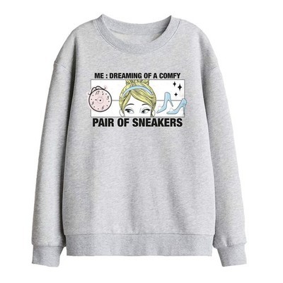 Cinderella Dreaming Of Comfy Sneaker Kinder Sweat 5-13 Jahre, sportlich meliert