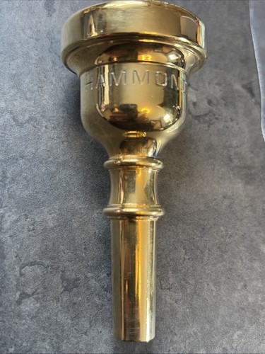 Karl Hammond Design 11ML Gold Plated Trombone Mouthpiece Small Shank