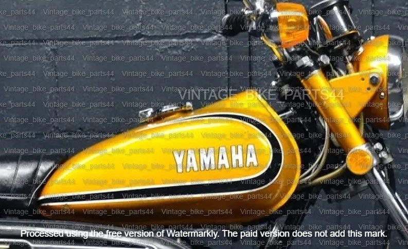 Yamaha CT1 CT2 CT3 175 Depósito Gasolina Aluminio Lacado Amarillo Dorado Foto 3 de 4