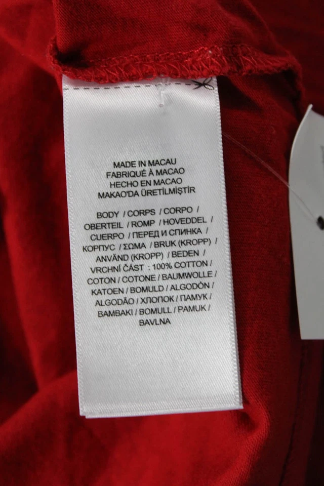 Polo Ralph Lauren Boys Cotton Graphic Polo Bear Print T-Shirt Red Size L - Image 3 of 4