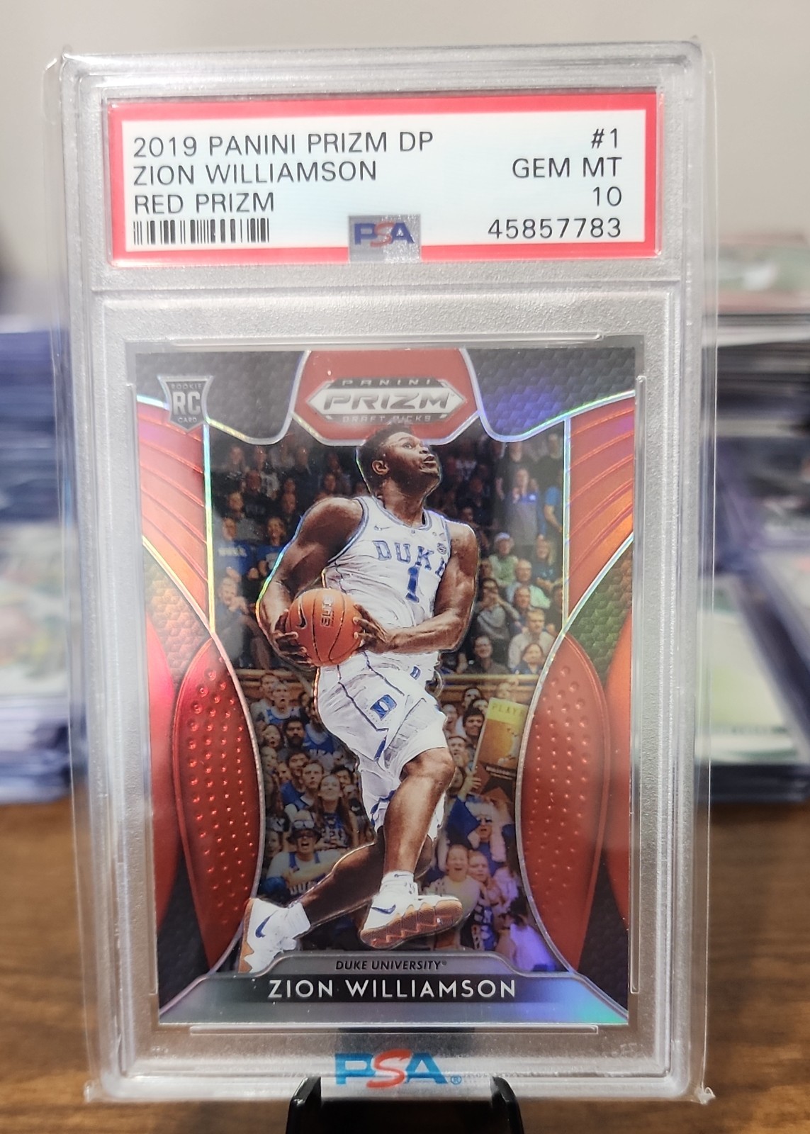 2019-20 Panini Prizm Draft Picks - Zion Williamson #1 Red Prizm (RC)