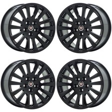 18 Cadillac Cts Coupe Gloss Black Wheels Rims Factory Oem Gm 4669 4673 Exchange