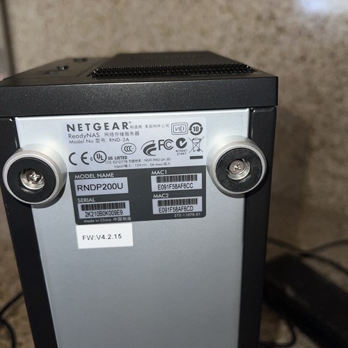 NETGEAR ReadyNAS Pro 2 RNDU2000 RND-2A NO Power Cord - Afbeelding 5 van 7