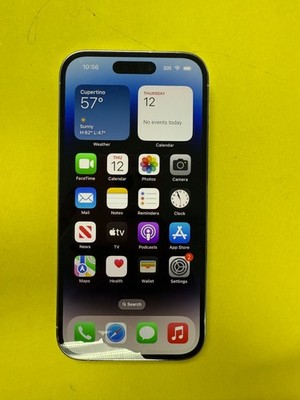 Apple iPhone 14 Pro - 512GB - Silver (Verizon) Average Condition