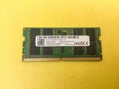 Micron 32GB (1x32GB) 2RX8 PC5-6400B SODIMM Laptop Memory