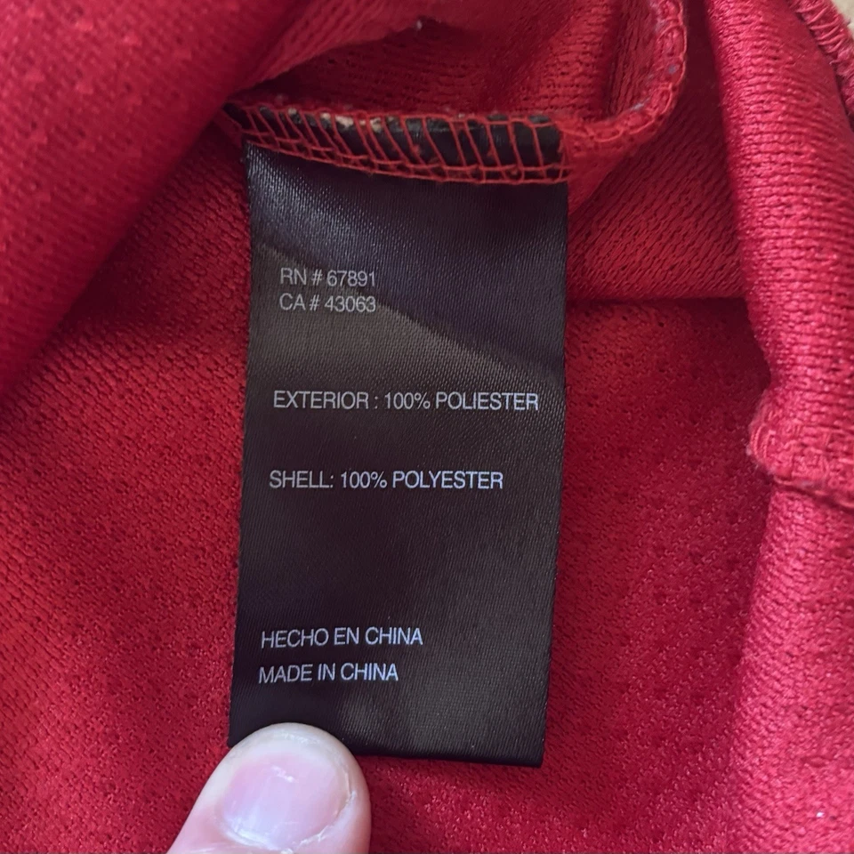 Reebok Wisconsin Badgers Hockey Jersey Sweater Red NCAA Youth XL Adult S - Image 4 of 4