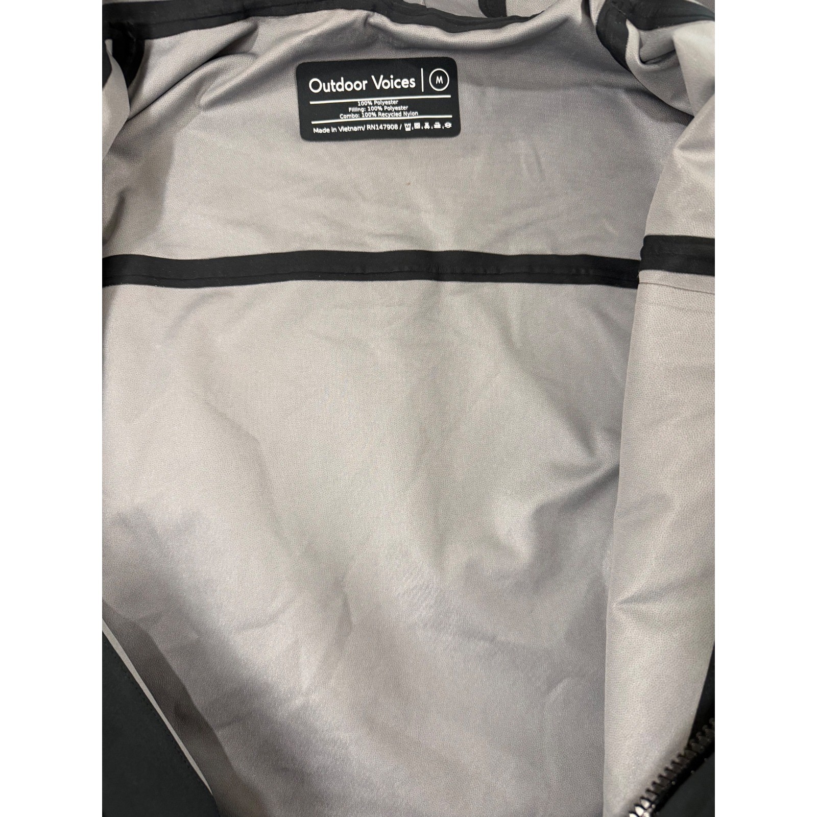 Outdoor voice Precippoly Jacket Softshell Dark Gr… - image 3