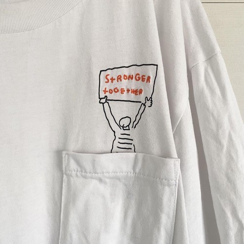 Camiseta Uniqlo Jason Polan Collaboration Blanca L Usada Fácil de Usar - Imagen 3 de 9