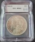 1902-O Morgan Silver Dollar $1 ICG MS65 Choice BU New Orleans Silver- Beautiful.