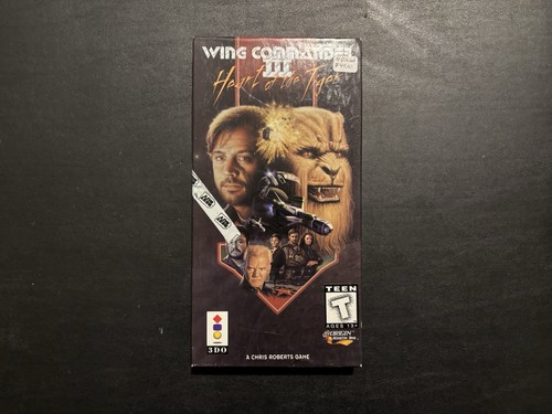 Wing Commander III 3 Heart of the Tiger Mark Hamill John Rhys 3DO CIB Complete! - Picture 2 of 24
