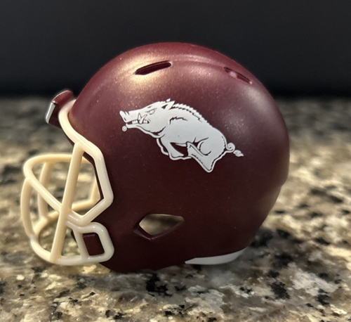 Arkansas Razorbacks Mini Helmet 2” Riddell Pocket Pro Speed Style 2017 - Picture 3 of 6