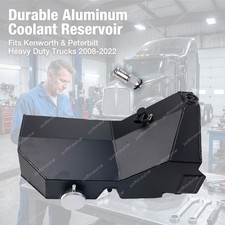 Aluminum Coolant Overflow Reservoir Tank Wsensor For Peterbilt Kenworth 2008-22