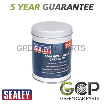 Sealey Red Rubber Fett Dose 500g SCS110