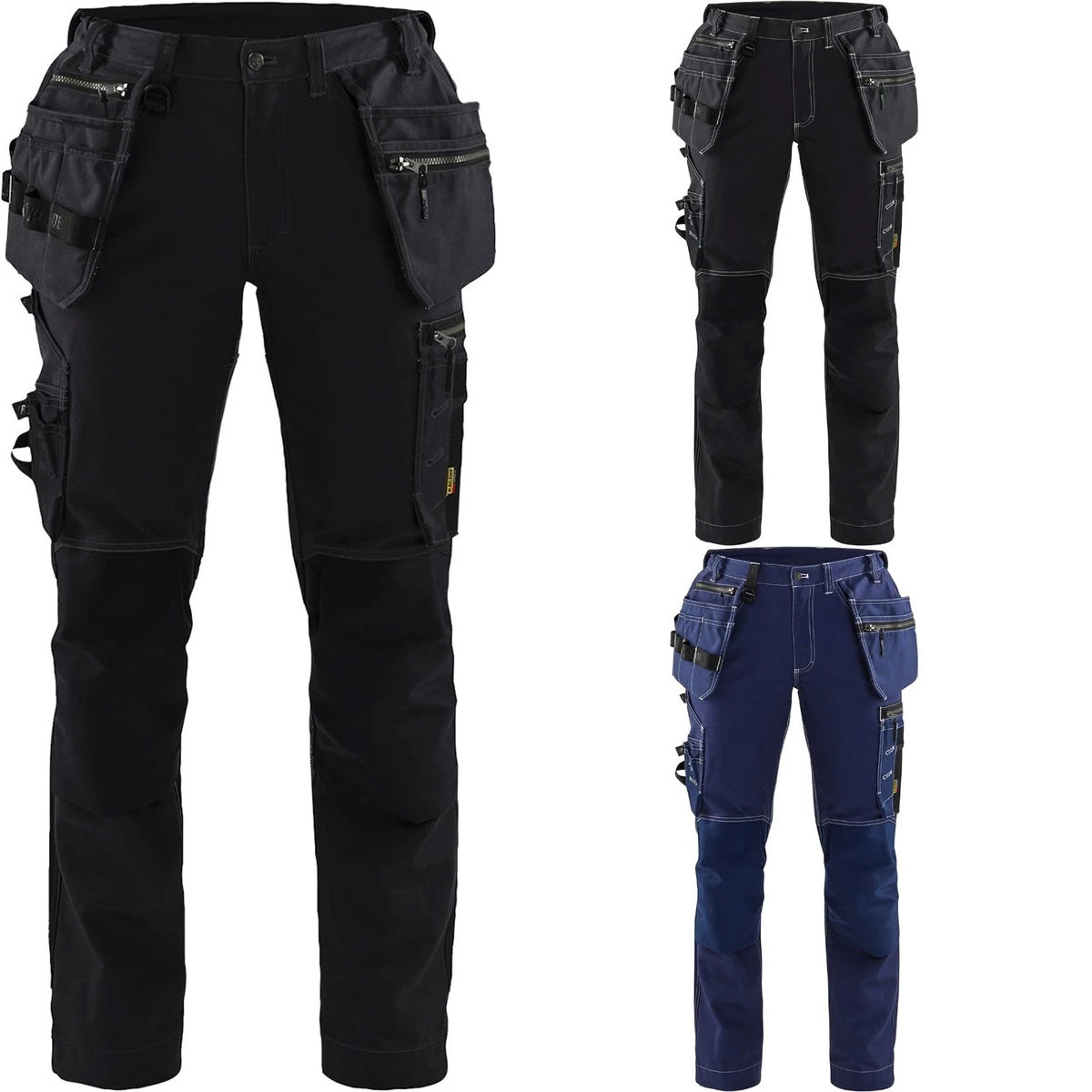SET Damenhose Arbeitshose Strech Cargohose + Softshell Jacke schwarz SET Damenhose Arbeitshose Strech Cargohose + Softshell Jacke schwarz