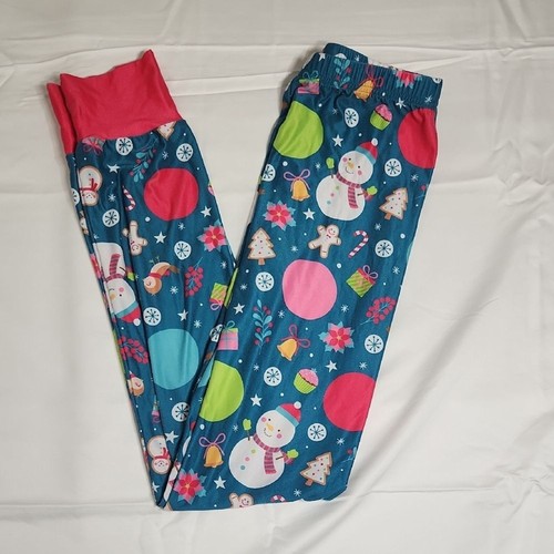 Cheeky Plum Girls Christmas Pajama Set | Size 12Y | Festive Ruffle Top - Picture 3 of 10