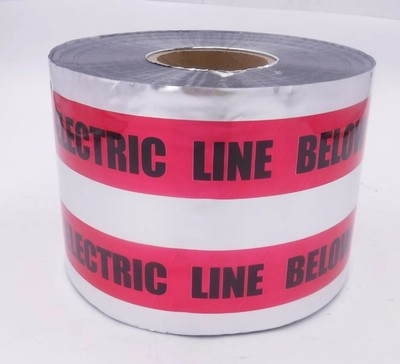 #ad Safety Warning Tape Electric Lines CAUTION BURIED ELEC LINE BELOW DETECTABLE $197.13