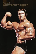 Arnold Schwarzenegger Young Poster, Sport Poster No Frame