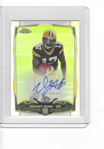 2014 Topps Chrome Mini - Davante Adams #114 Refractor Rookie Autographs /150
