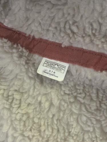 Patagonia Kids' Size S(7-8)Reversible Ready Freddy Hoody Insulated Jacket yellow - Picture 5 of 12