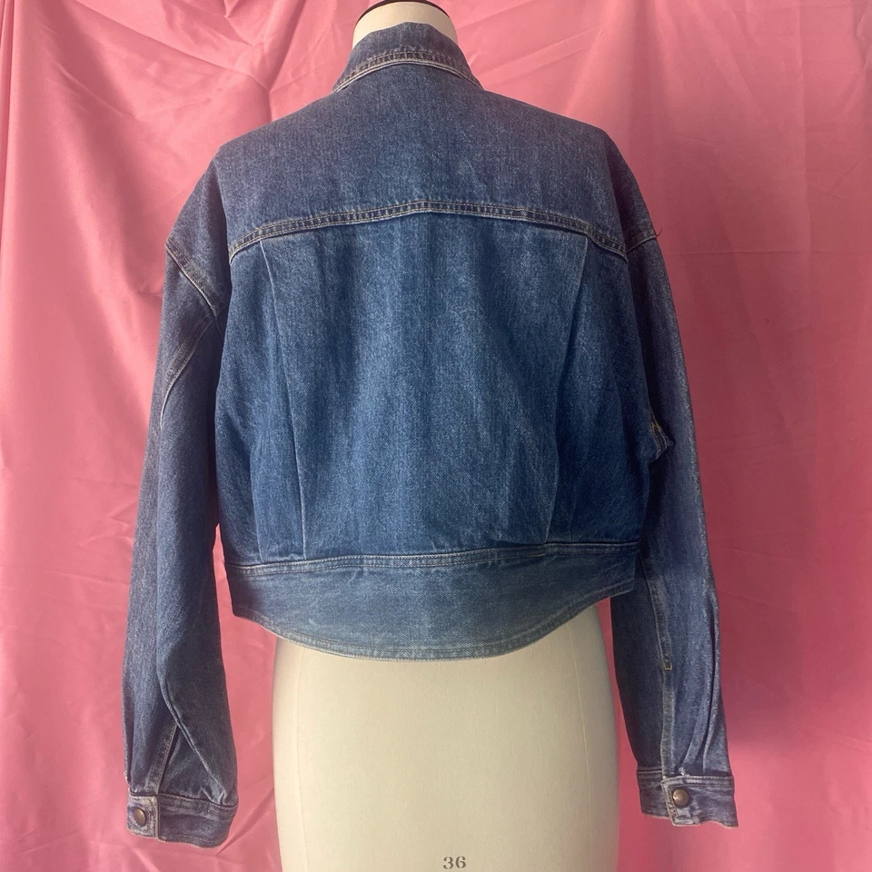 Chaqueta vaquera vintage años 80 Guess Georges Marciano para mujer talla XLarge Foto 2 de 4