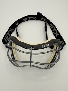 STX Focus-S Girls Lacrosse Goggles Black Adjustable Strap ASTM F3077 Cage