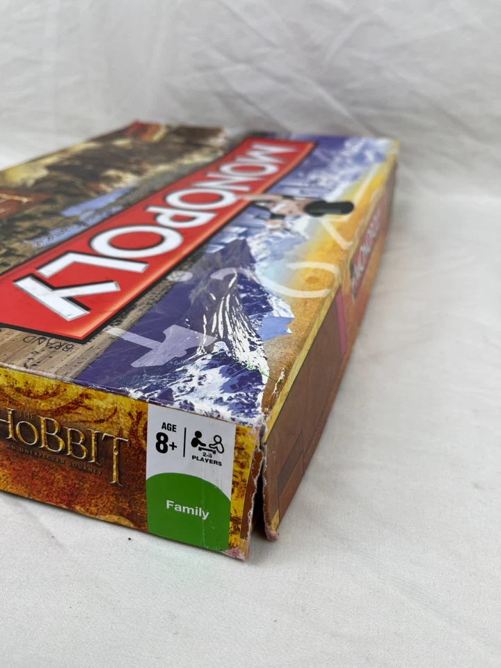 Monopoly The Hobbit An Unexpected Journey Board Game MISSING SOME PARTS - Image 2 of 4