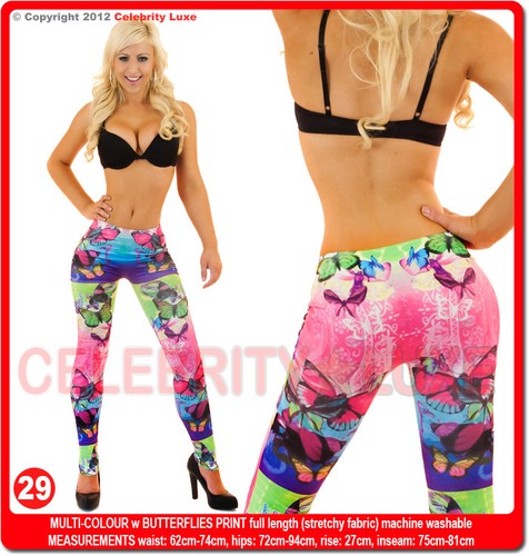 New Low High Rise Ladies Leggings Ripped Skinny Leg Jeggings - Picture 30 of 31