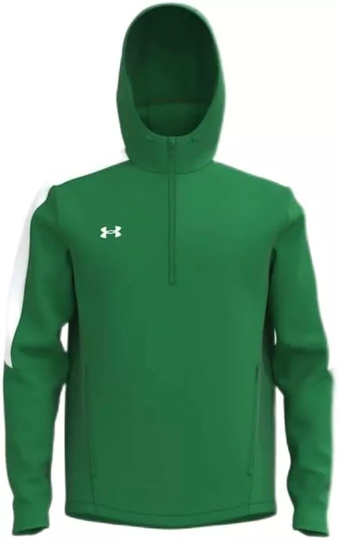 NEW Under Armour UA Men s Armour Fleece 1 4 Zip Hoodie KELLY GREEN M 1376889