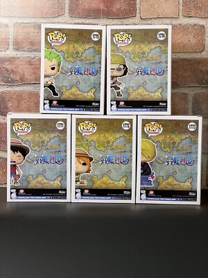 Funko Pop! One Piece (2024) Vinyl Figures set of five #1771-1775