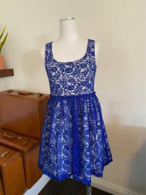 New Modcloth Minuet Royal Blue Lace Overlay Keyhole Anthropologie Dress Academia | eBay New Modcloth Minuet Royal Blue Lace Overlay Keyhole Anthropologie Dress Academia | eBay