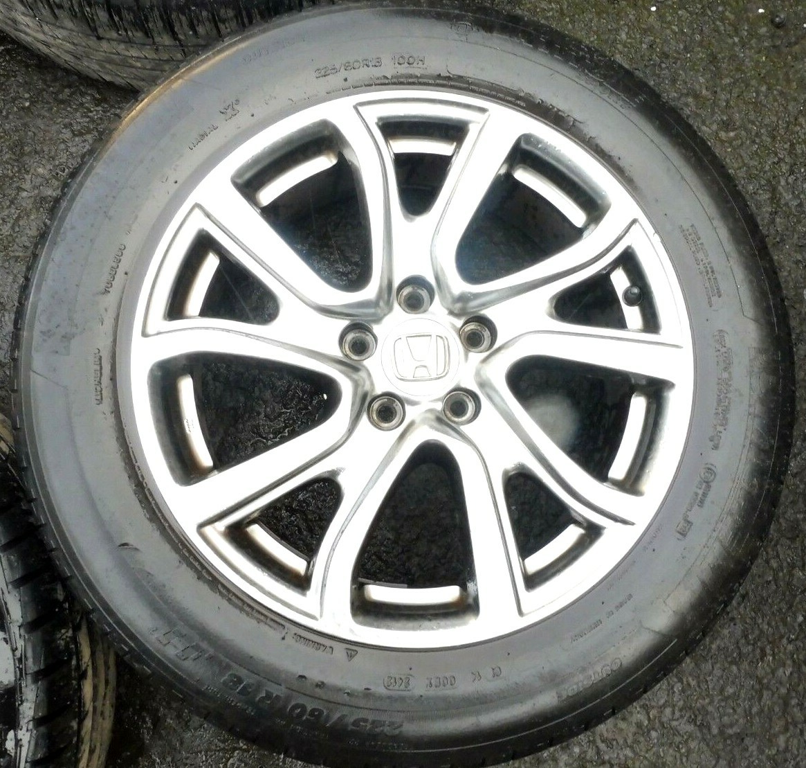 HONDA CRV CRV MK4 18" ALLOY WHEEL SET WITH MICHELIN TIRES GENUINE 225