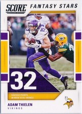 Adam Thielen 2017 Score Football Fantasy Stars #16 Minnesota Vikings