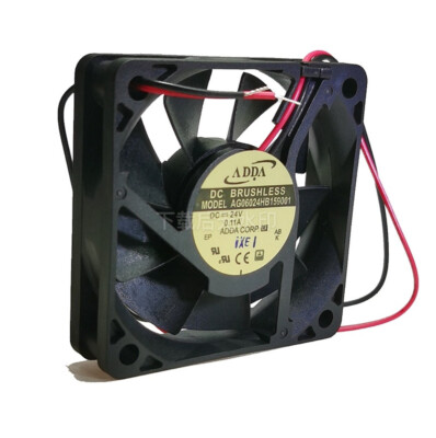 AG06024HB159001 DC24V 0.11A 6015 6CM 2-Wire Inverter Cooling Fan