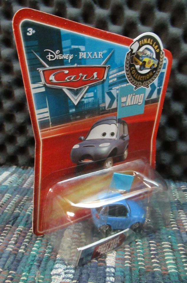 DISNEY PIXAR  CARS , MATTHEW  "TRUE BLUE"  MCCREW  ,  FINAL LAP ,  # 153 , BOX S - Image 4 of 4