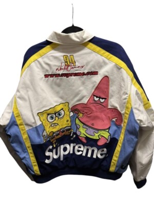 ジャケット・アウター Supreme x SpongeBob Square jeff Supreme x SpongeBob SquarePants Jeff Hamilton Racing Jacket