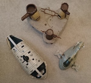 vintage star wars ewok village