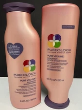 Pureology Pure Volume Shampoo & Condition For Fine Colour-Treated Hair -8.5 floz