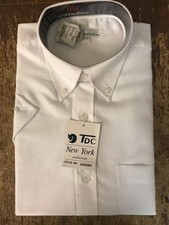 MEN'S 60 COTTON 40 POLYESTER SHORT SLEEVE SHIRT BUTTON DOWN DESIGN SG02BS