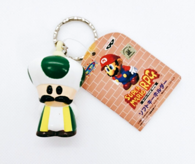W/tag 1995 Super Mario RPG Keychain Collection Toad Minister