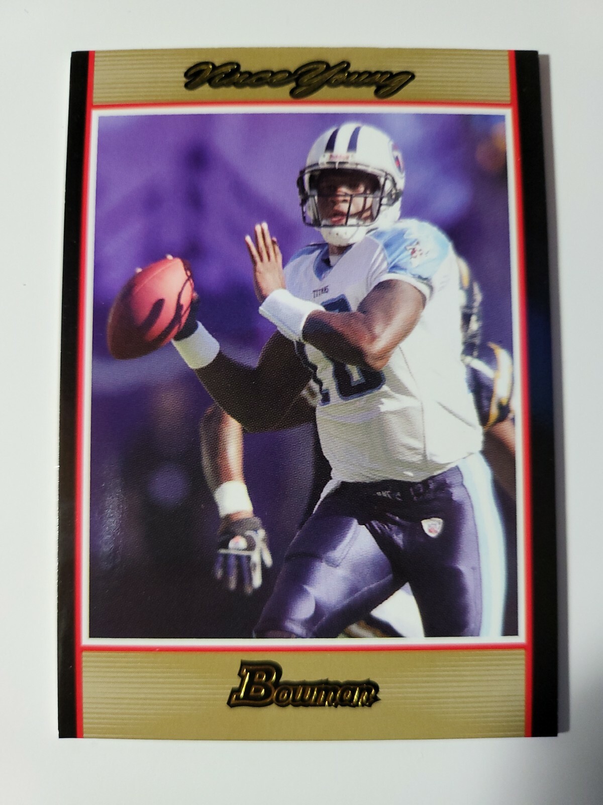 2007 Bowman Vince Young GOLD PARALLEL card #24