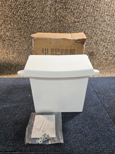 Rubbermaid Commercial FG614000WHT Plastic Sanitary Napkin Receptacle, Wall-Mount